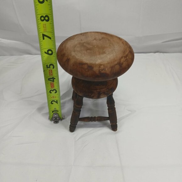 Vintage Doll Wooden Stool - Picture 4 of 12